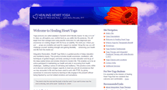 Desktop Screenshot of healingheartyoga.net